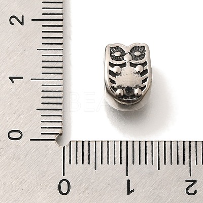 304 Stainless Steel European Beads STAS-G350-07AS-1