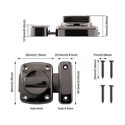 Zinc Alloy Latch Lock Set SW-TAC0001-21C-1