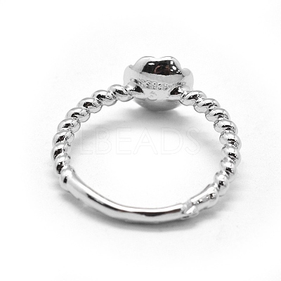 Brass Finger Cup Peg Ring Settings KK-L184-58P-1