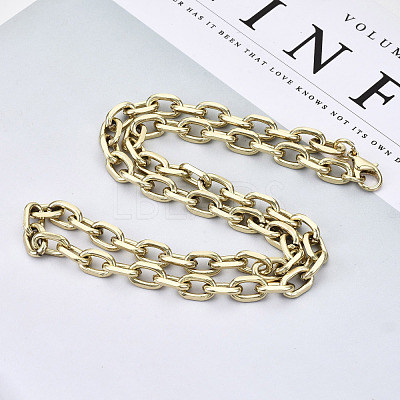 Iron Cable Chains Necklace Making MAK-N034-003B-KC-1