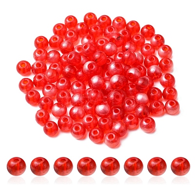 6/0 Transparent Glass Seed Beads SEED-YW0002-11A-1