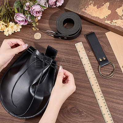 Viking PU Leather Belt Pouch Bag AJEW-CL0003-22A-1