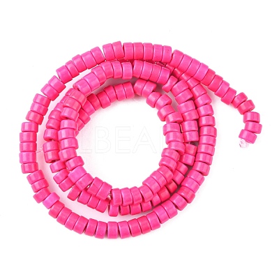 Synthetic Turquoise Beads Strands TURQ-G110-4x2mm-04-1