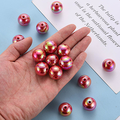 Opaque Acrylic Beads X-MACR-S370-D20mm-A14-1
