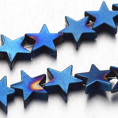 Electroplate Non-magnetic Synthetic Hematite Bead Strands G-F300-24D-05-1