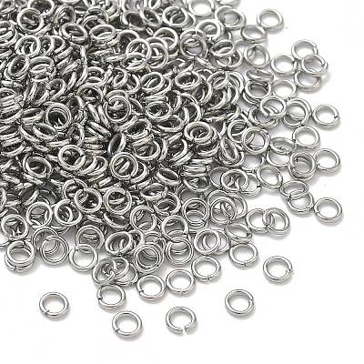 Tarnish Resistant 304 Stainless Steel Open Jump Rings STAS-Q186-02-3.5x0.7mm-1