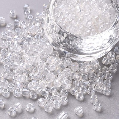 6/0 Glass Seed Beads SEED-US0003-4mm-101-1