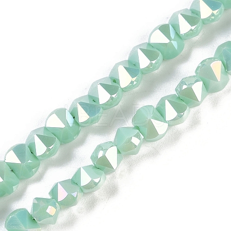 Electroplate Glass Beads Strands EGLA-B009-05A-11-1