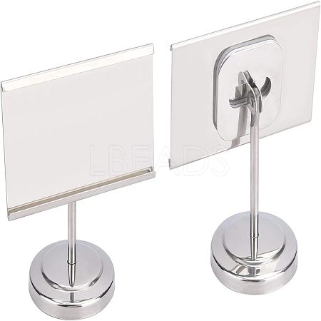 430 Stainless Steel Business Card Holder ODIS-WH0030-02-1