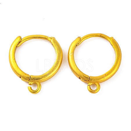 Brass Hoop Earring Findings KK-G502-01G-1