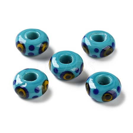 Handmade Lampwork European Beads LA-CBA0C61-01I-1