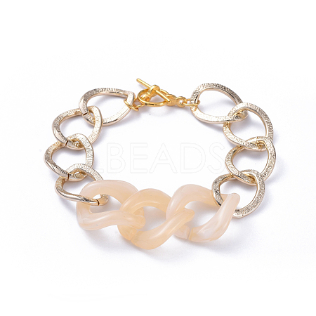 Chain Bracelets X-BJEW-JB05176-03-1