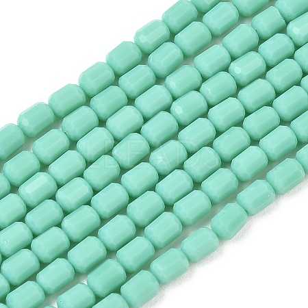 Opaque Glass Beads Strands GLAA-G112-04C-1