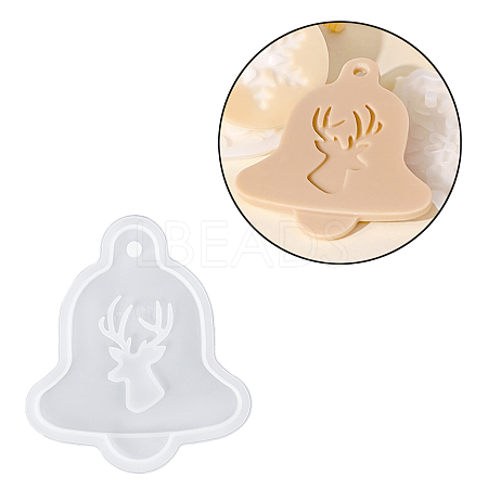 Christmas Theme DIY Silicone Pendant Molds LS-SIMO-G007-01B-1