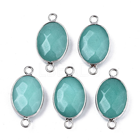 Natural White Jade Links/Connectors G-T131-102-12-1