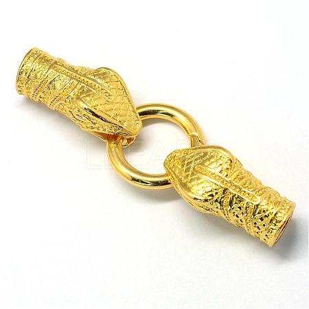 Alloy Spring Gate Rings PALLOY-R089-28G-1
