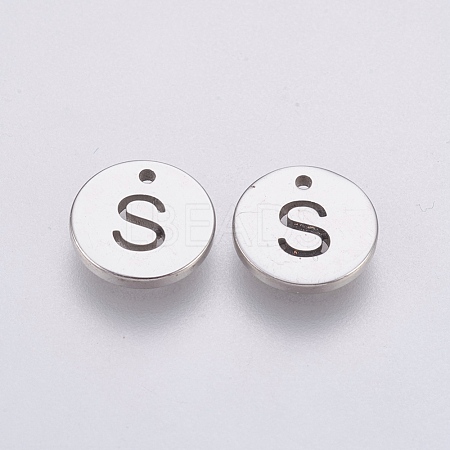 Non-Tarnish 304 Stainless Steel Charms STAS-P212-15P-19-1