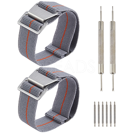 Nylon Watch Bands AJEW-WH0643-117C-1