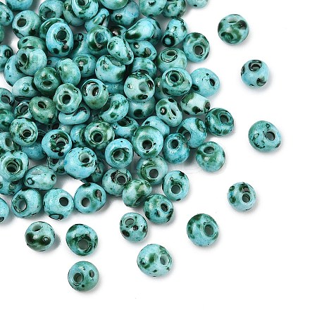 Picasso Glass Seed Beads SEED-Q038-03D-1