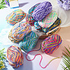 Light Gradient Segment Dyed Polyester Yarn DIY-TADJ0002-005B-7