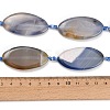 Natural Banded Agate Beads Strands GG-CBAB074-01-5