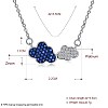 925 Sterling Silver Pendant Necklaces NJEW-BB30057-2