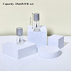 Transparent Glass Nail Polish Empty Bottle MRMJ-WH0082-29A-2