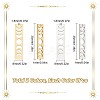 16Pcs 2 Colors 201 Stainless Steel Pendants STAS-SC0005-10-2