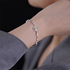 90Pcs 6 Styles Tibetan Style Alloy Connector Charms FIND-AR0003-28-4