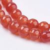 Natural White Jade Bead Strands G-R165-6mm-M2-3
