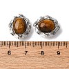 Natural Tiger Eye Oval Multi-Strand Links G-G207-02P-07-3