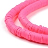Handmade Polymer Clay Beads Strands CLAY-R089-6mm-Q031-3