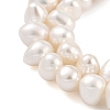 Natural Cultured Freshwater Pearl Beads Strands PEAR-C003-12H-X-4