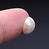 ABS Plastic Imitation Pearl Cabochons OACR-S019-01-2