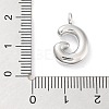 Rack Plating Brass Balloon Letter Pendants KK-C050-01P-G-3