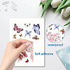 8 Sheets 8 Styles PVC Waterproof Wall Stickers DIY-WH0345-112-3