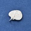 925 Sterling Silver Heart with Capital Letter Charms STER-S009-13A-S-2