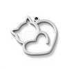 Anti-Tarnish 304 Stainless Steel Pendants STAS-S149-01P-1