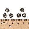 Brass Rhinestone Spacer Beads RB-A014-L8mm-01B-3