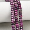 Natural Map Stone/Picasso Stone/Picasso Jasper Beads Strands G-A280-A12-01-1