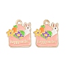 Easter Alloy Enamel Pendants X-ENAM-I055-01KCG-04-1