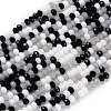 Glass Beads Strands GLAA-F106-B-15-1