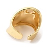 Brass Open Cuff Rings RJEW-P098-22G-3