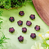 10Pcs Transparent Handmade Bumpy Lampwork Beads LAMP-TADJ0001-48A-5