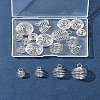 20Pcs 4 Styles Iron Wire Pendants FIND-FS0003-39-8