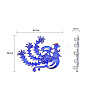 Chinese Style Alloy Enamel Chandelier Components Links X-ENAM-E329-05A-S-4
