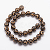 Tibetan Style 3-Eye dZi Beads G-K166-02-12mm-L1-02-2