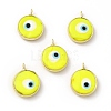 Handmade Evil Eye Lampwork Pendants LAMP-F026-05D-1