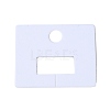 Rectangle Paper Claw Hair Clip Display Cards AJEW-A052-10-2