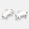 Tibetan Style Alloy Pendants X-TIBEP-T052-12AS-RS-2